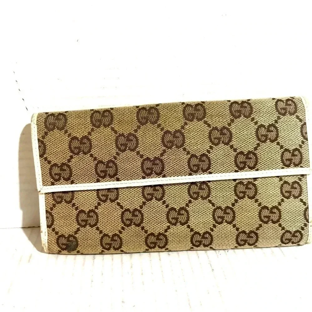 Gucci GG Canvas leather wallet - Picture 2 of 10